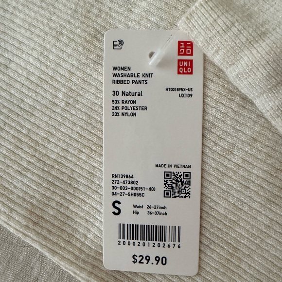 Washable Ribbed Knit Pants - Picture 3 of 6